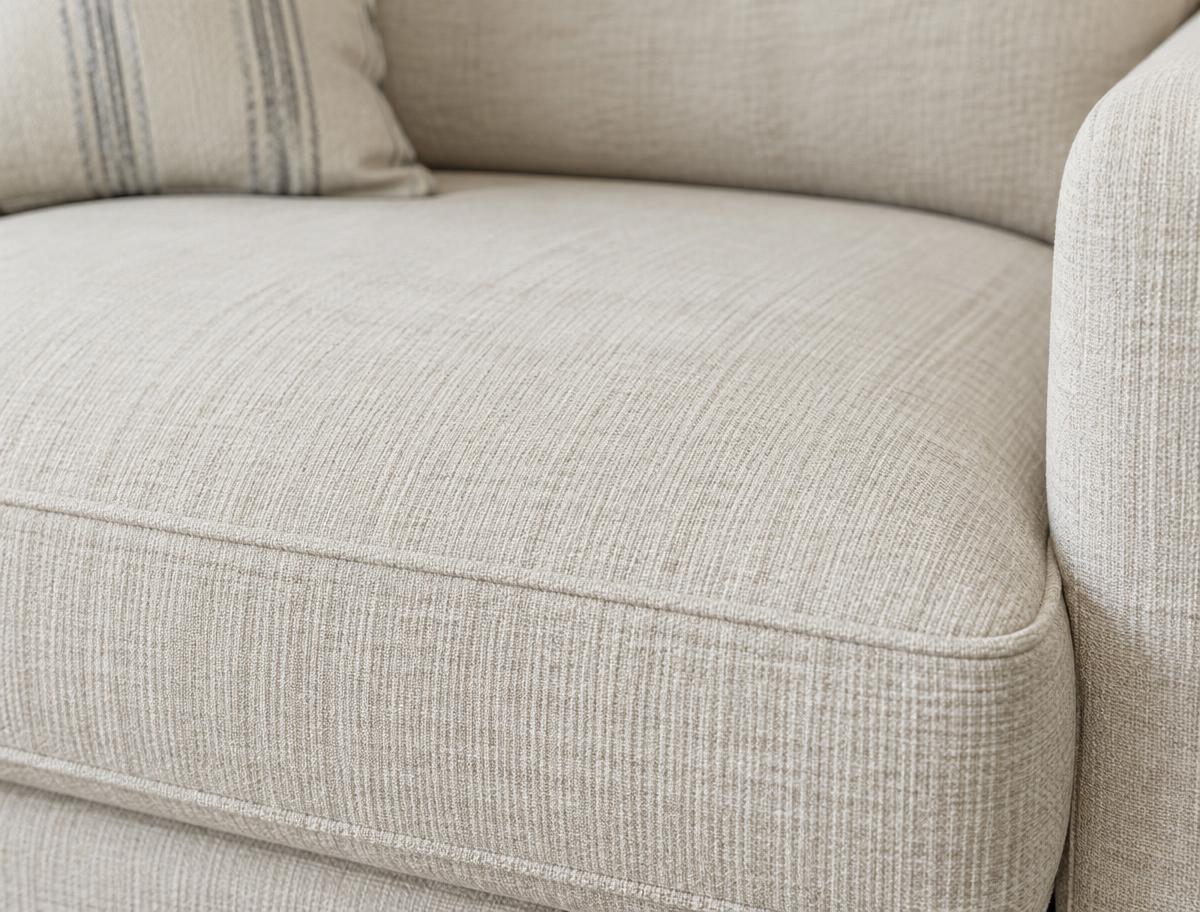 Coussin de canapé en lin propre, sans poils